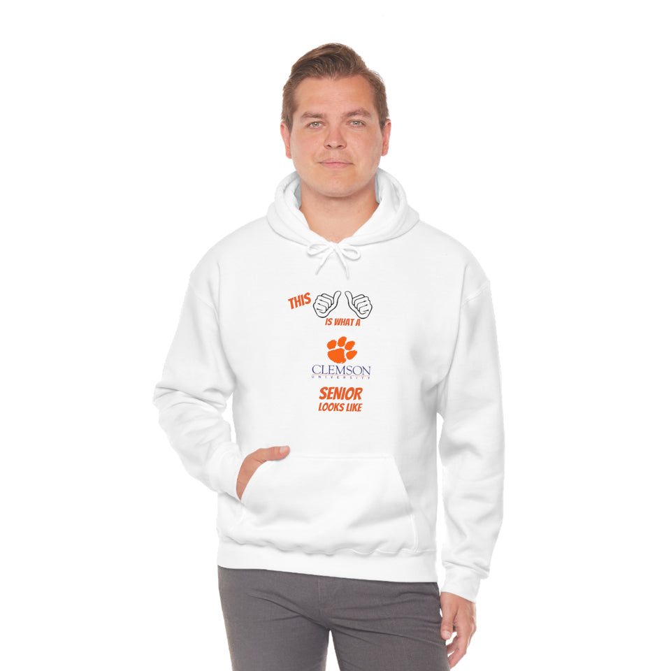 This Is What A Clemson Senior Looks Like Unisex Heavy Blend™ Hooded Sweatshirt