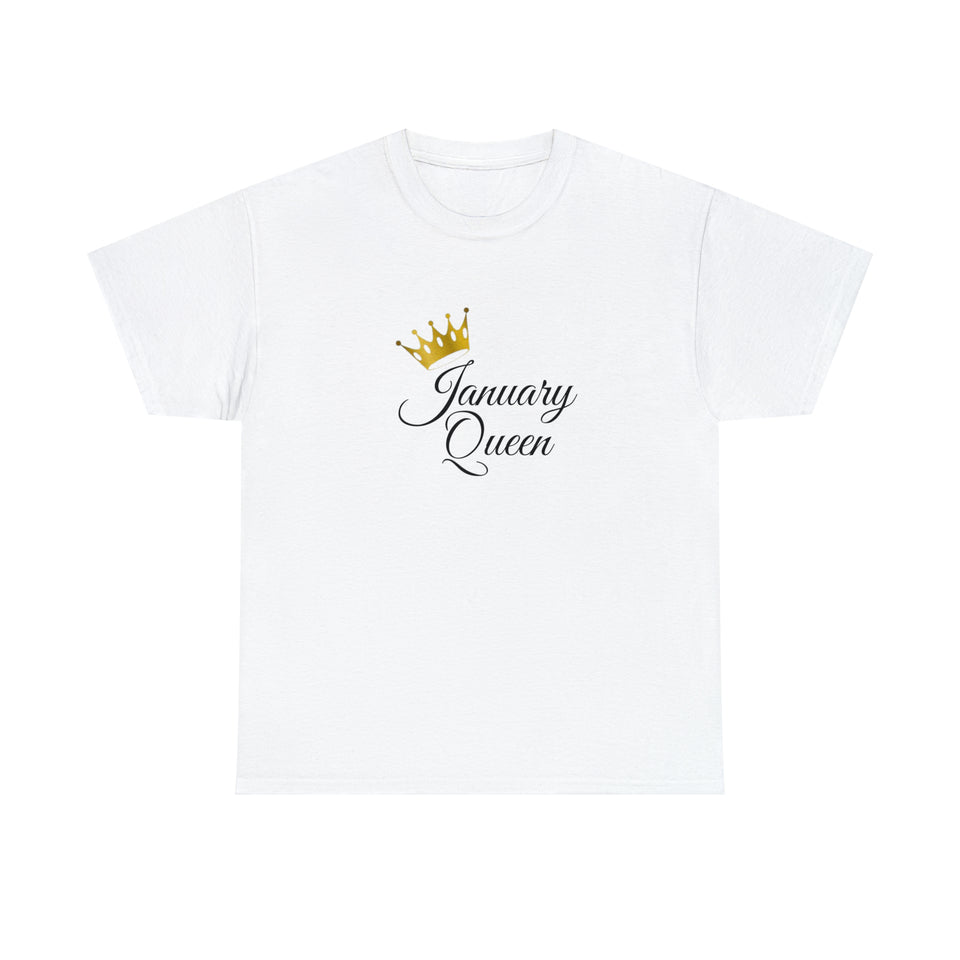 January Queen Unisex Heavy Cotton Tee