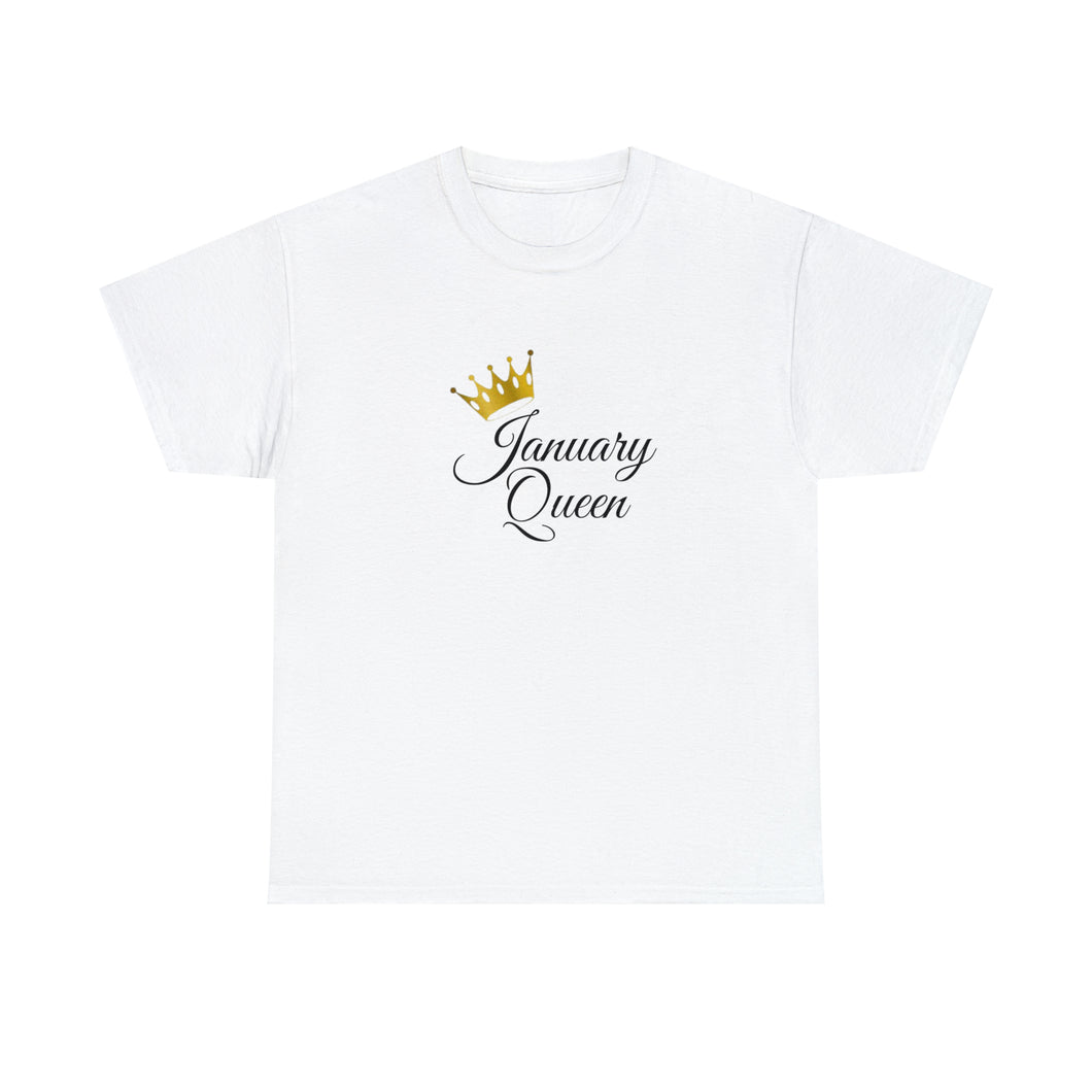January Queen Unisex Heavy Cotton Tee
