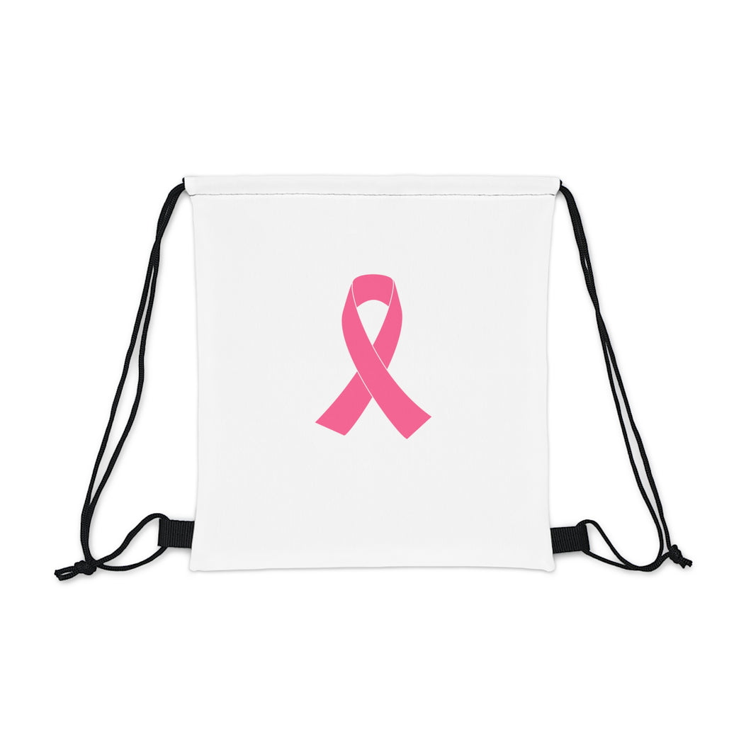 Breast Cancer Awareness Drawstring Bag