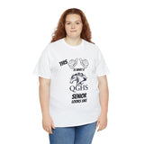 This Is What A Queens Grant High School Senior Looks Like Class Of 2024 Unisex Heavy Cotton Tee