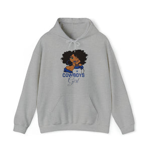 Dallas Cowboys Girl Unisex Heavy Blend™ Hooded Sweatshirt