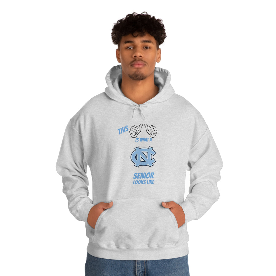 This Is What A Chapel Hill Senior Looks Like Unisex Heavy Blend™ Hooded Sweatshirt
