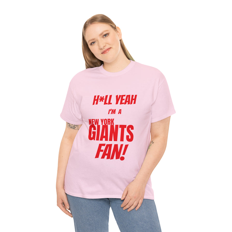 New York Giants Football Unisex Heavy Cotton Tee