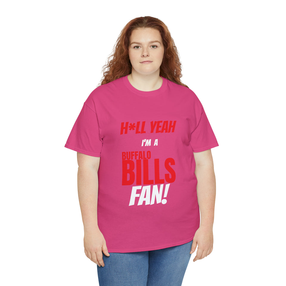 Buffalo Bills Football Unisex Heavy Cotton Tee