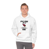 H*ll Yeah I'm A Arizona Cardinals Fan Unisex Heavy Blend™ Hooded Sweatshirt