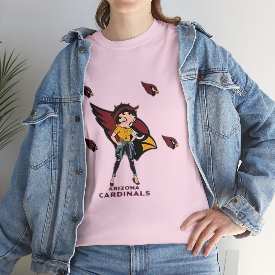 Arizona Cardinals Betty Unisex Heavy Cotton Tee