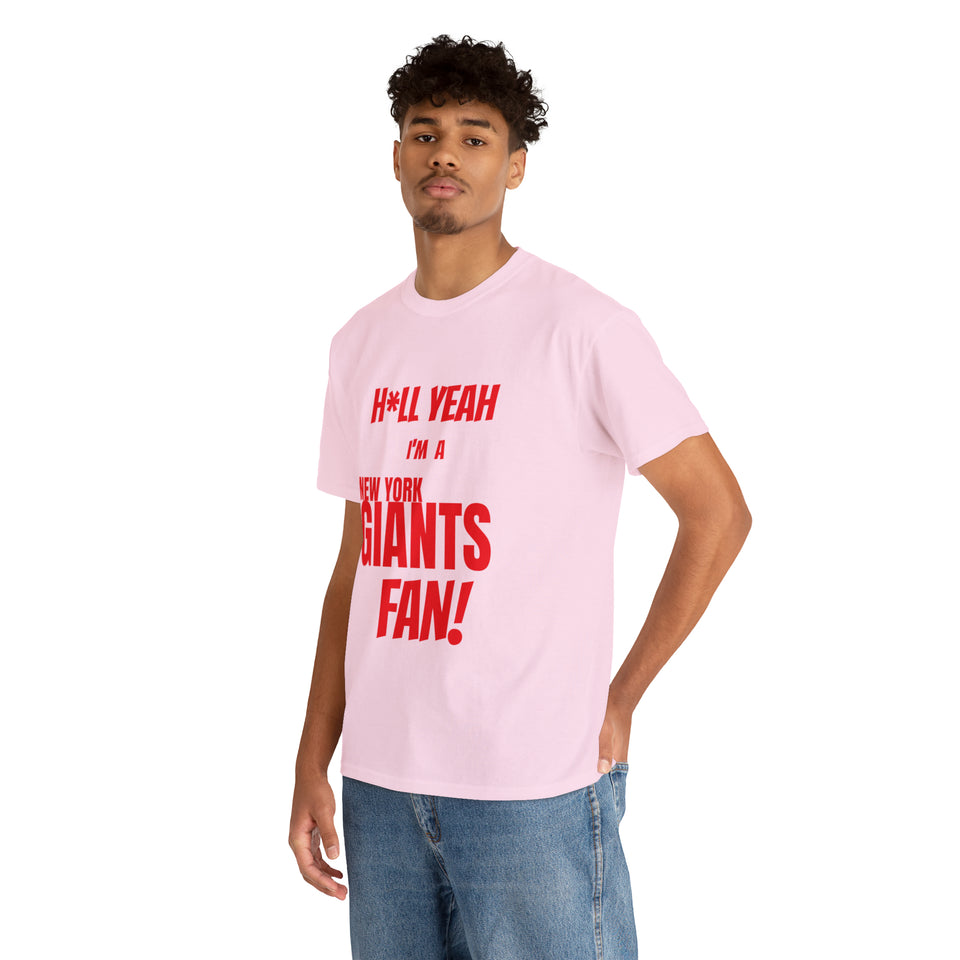 New York Giants Football Unisex Heavy Cotton Tee