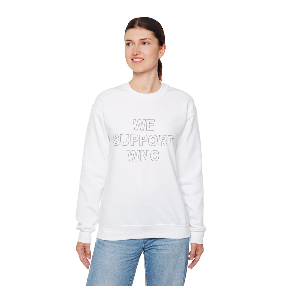 We Support WNC Unisex Heavy Blend™ Crewneck Sweatshirt