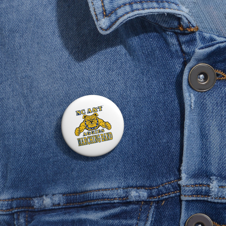 NC A&T Marching Band Custom Pin Buttons