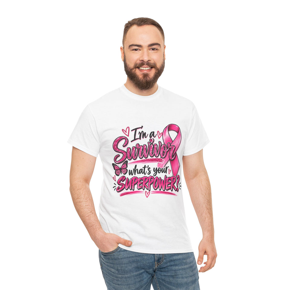 Breast Cancer Awareness Unisex Heavy Cotton Tee