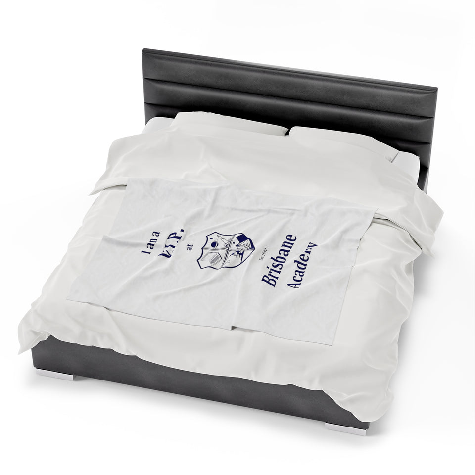 Brisbane Academy VIP Velveteen Plush Blanket