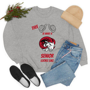 This Is What A WSSU Senior Looks Like Unisex Heavy Blend™ Crewneck Sweatshirt