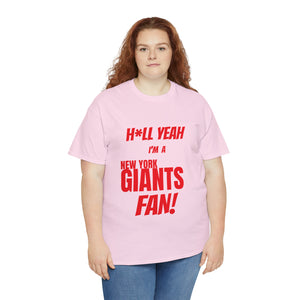 New York Giants Football Unisex Heavy Cotton Tee