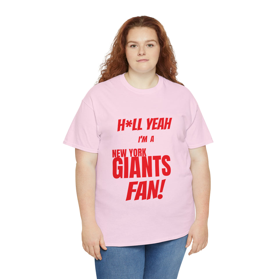 New York Giants Football Unisex Heavy Cotton Tee