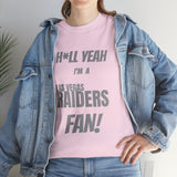 Las Vegas Raiders Football Unisex Heavy Cotton Tee