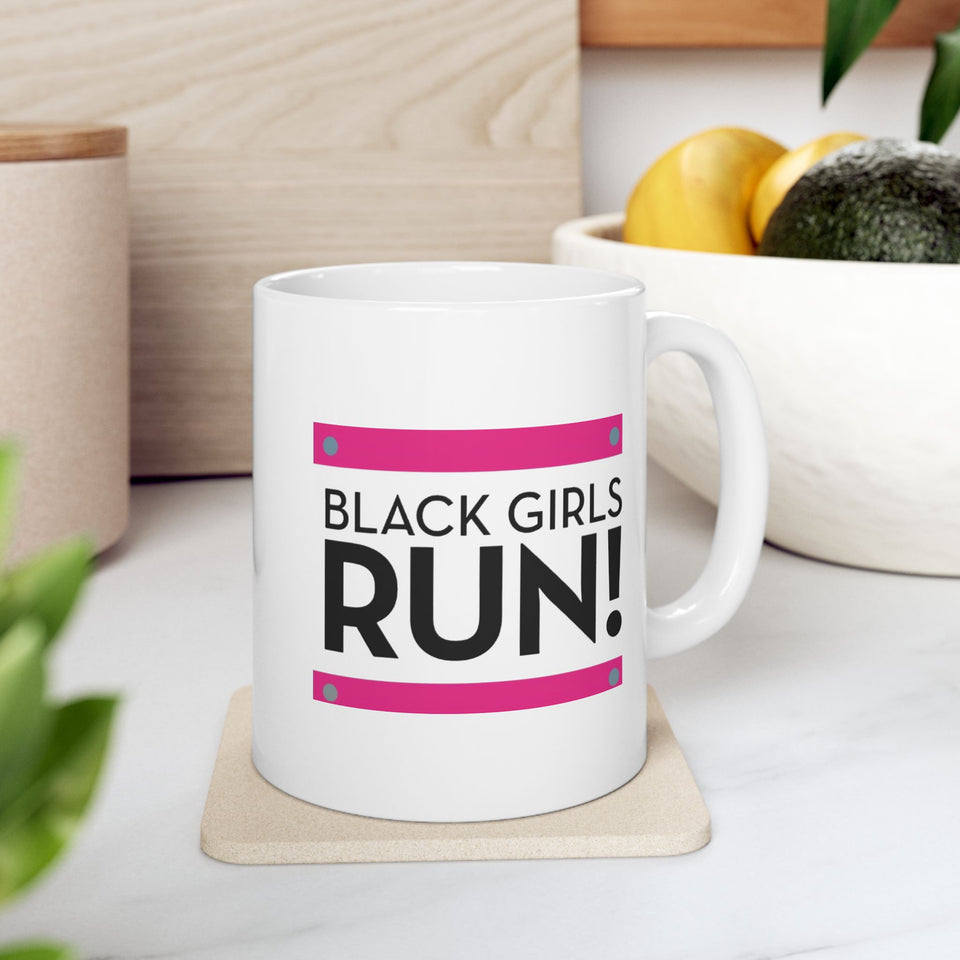 Black Girls Run Ceramic Mug, (11oz, 15oz)