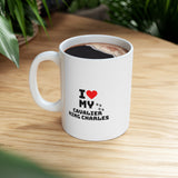 I Love My Cavalier King Charles Ceramic Mug 11oz