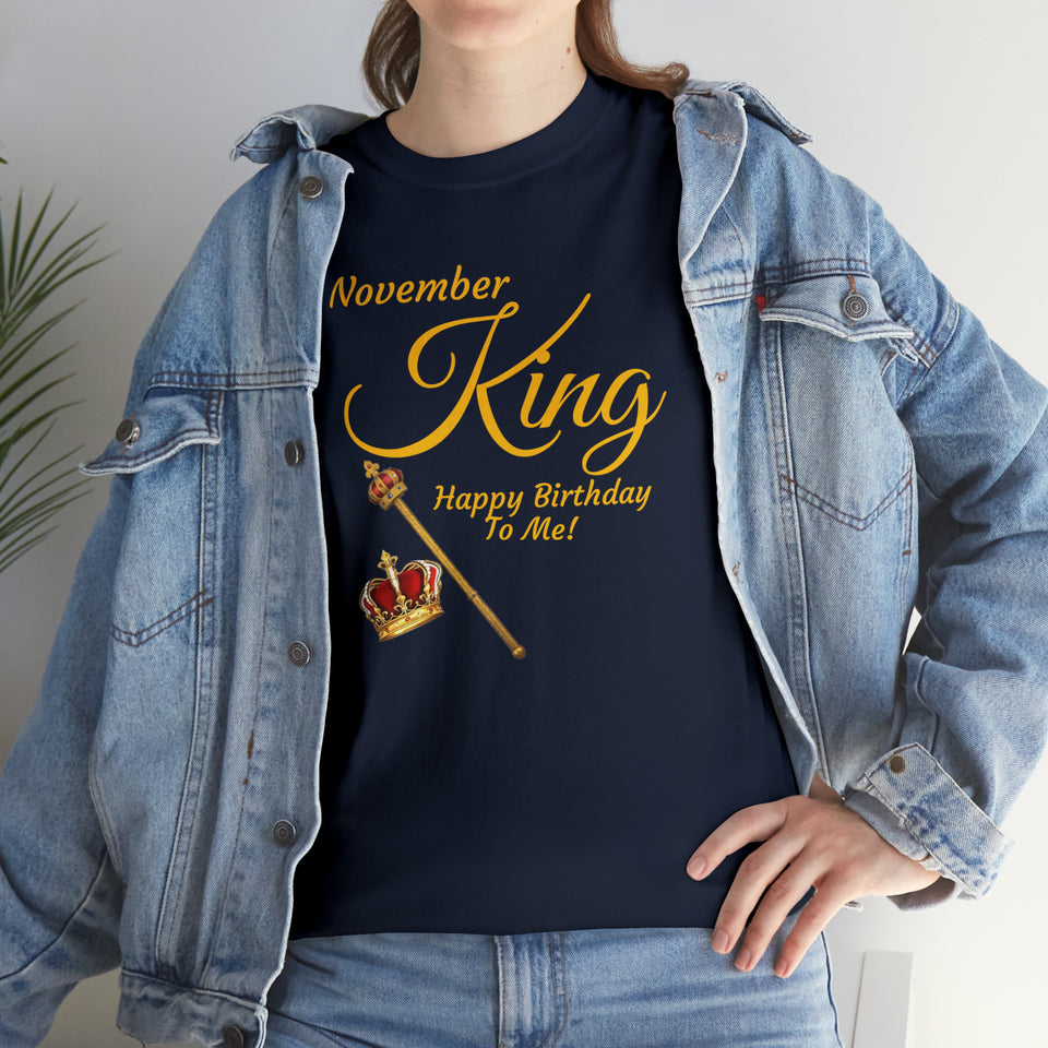 November King Unisex Heavy Cotton Tee