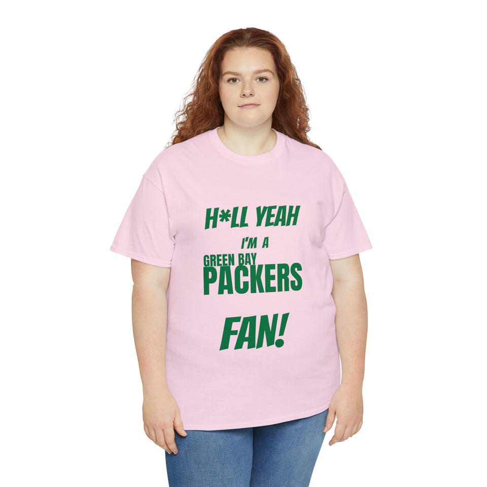Green Bay Packers Football Unisex Heavy Cotton Tee