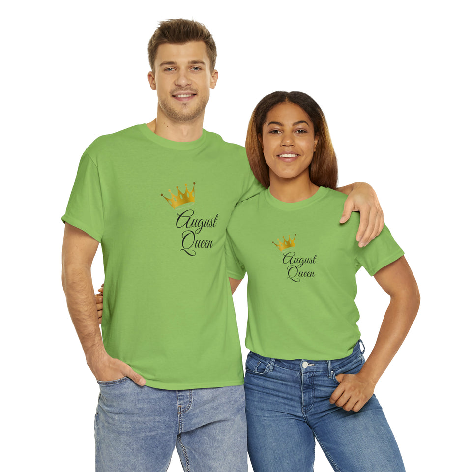 August Queen Unisex Heavy Cotton Tee