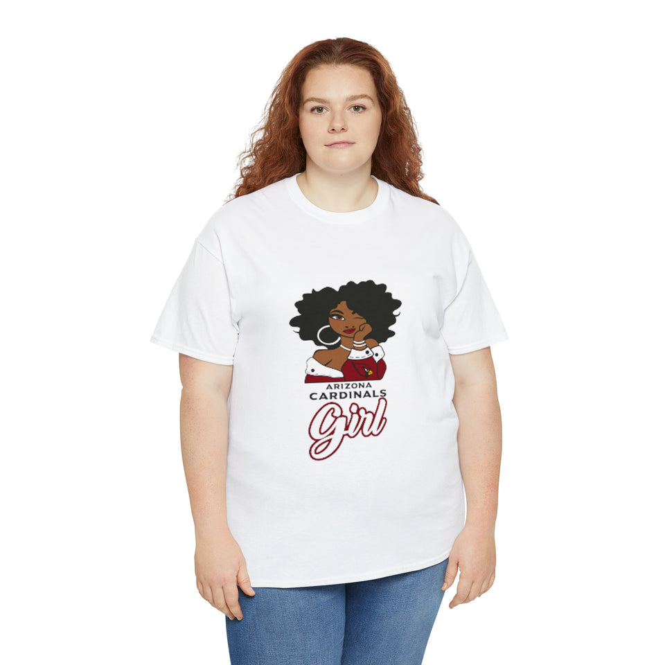 Arizona Cardinals Girl Unisex Heavy Cotton Tee