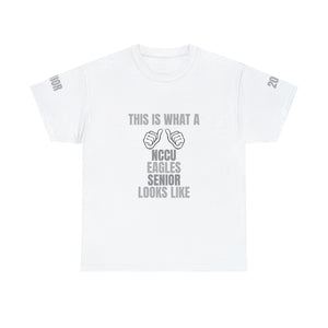 NCCU Senior Unisex Heavy Cotton Tee