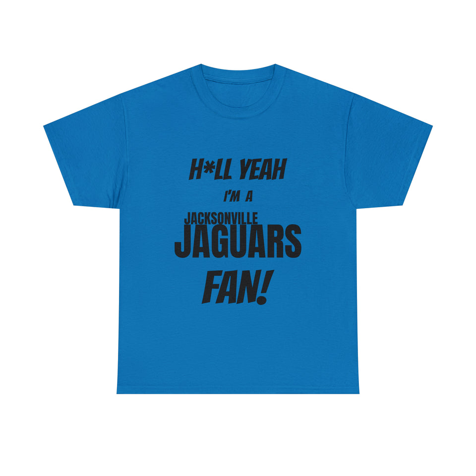 Jacksonville Jaguars Football Unisex Heavy Cotton Tee