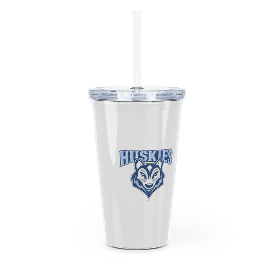 Hunter Huss HS Plastic Tumbler with Straw