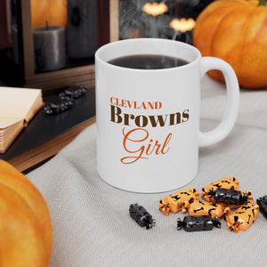 Clevland Browns Girl Ceramic Mug 11oz