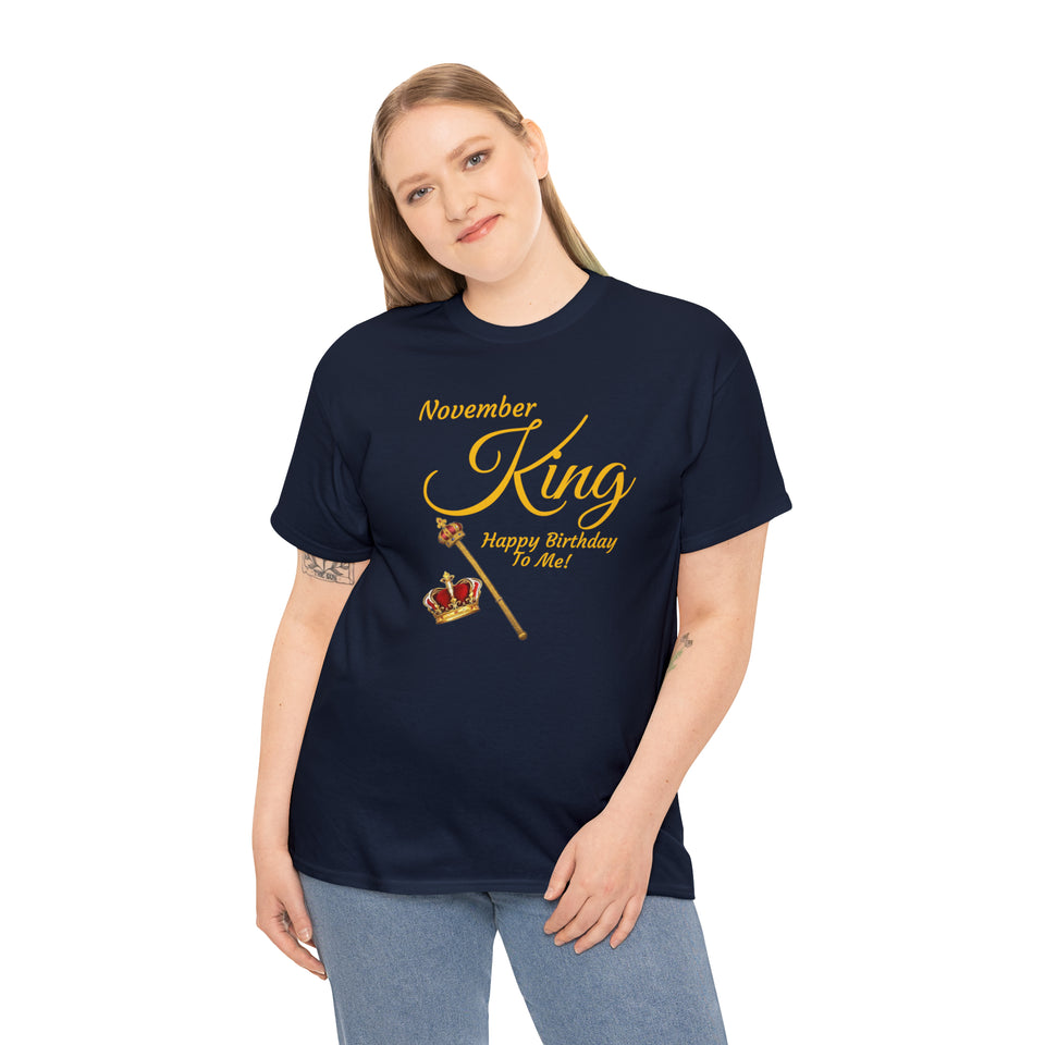 November King Unisex Heavy Cotton Tee