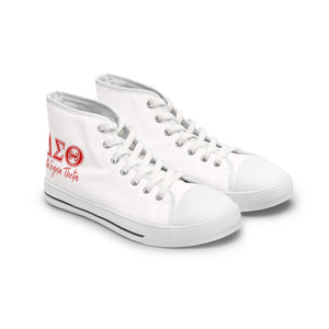 Delta Sigma Theta UNCC Alumni Women's High Top Sneakers