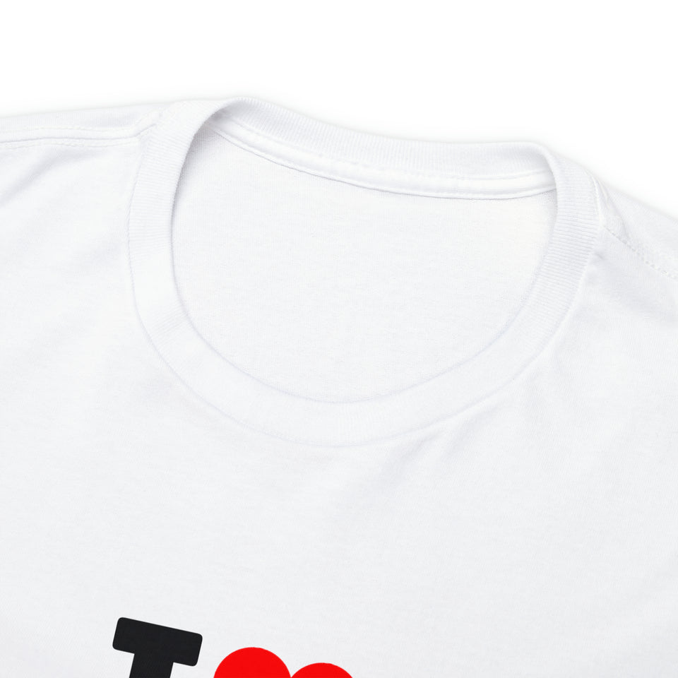 I Love My French Bulldog Unisex Heavy Cotton Tee