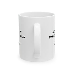 Luke 1:37 Ceramic Mug, (11oz, 15oz)