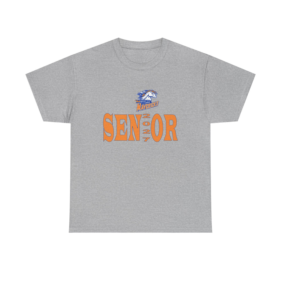 Marvin Ridge HS Senior 2027 Unisex Heavy Cotton Tee