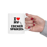 I Love My Cocker Spaniel Ceramic Mug 11oz