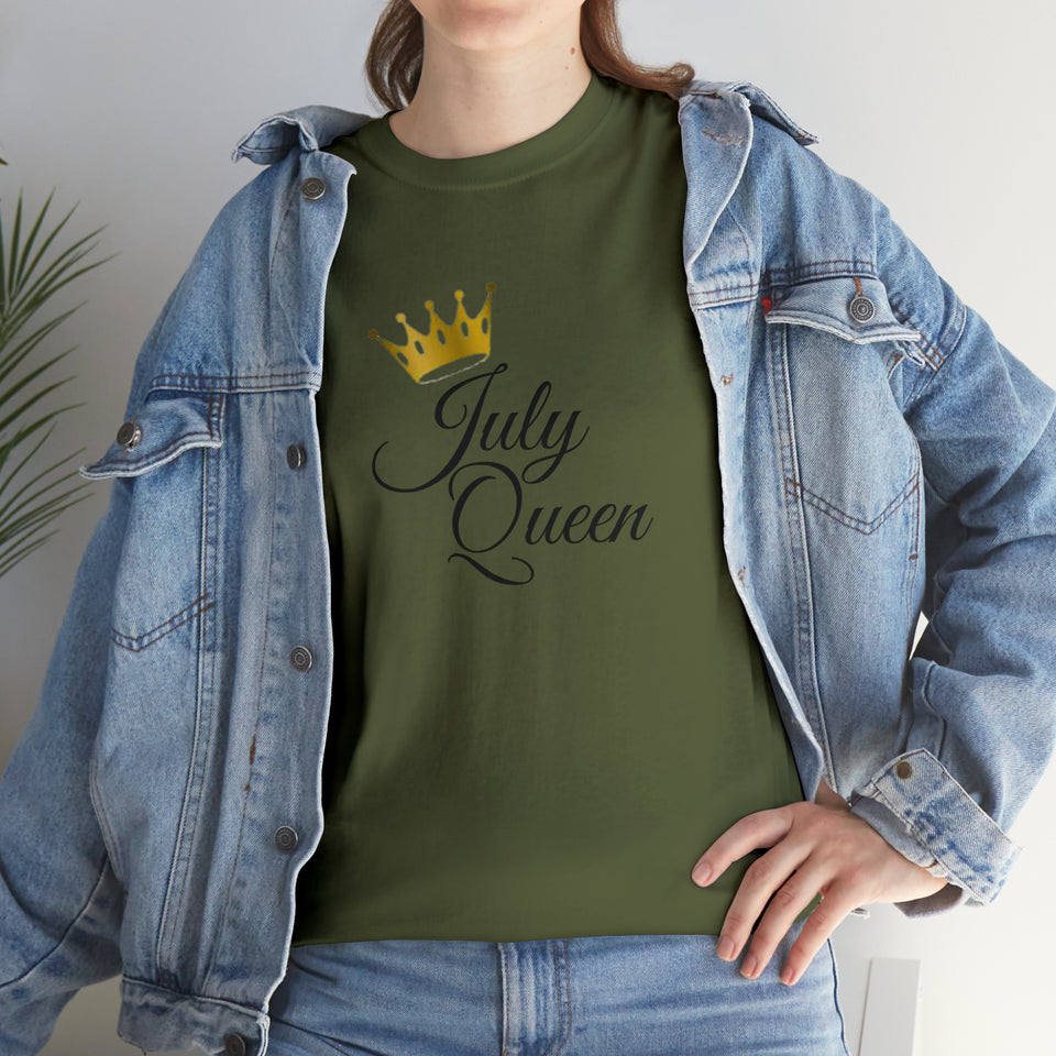 July Queen Unisex Heavy Cotton Tee