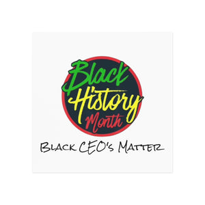 Black CEO's Matter Square Magnet