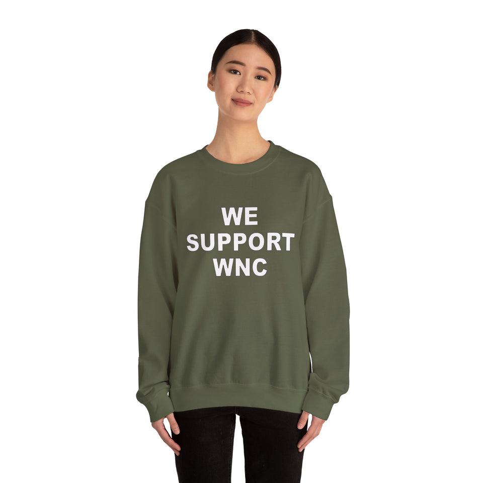 We Support WNC Unisex Heavy Blend™ Crewneck Sweatshirt