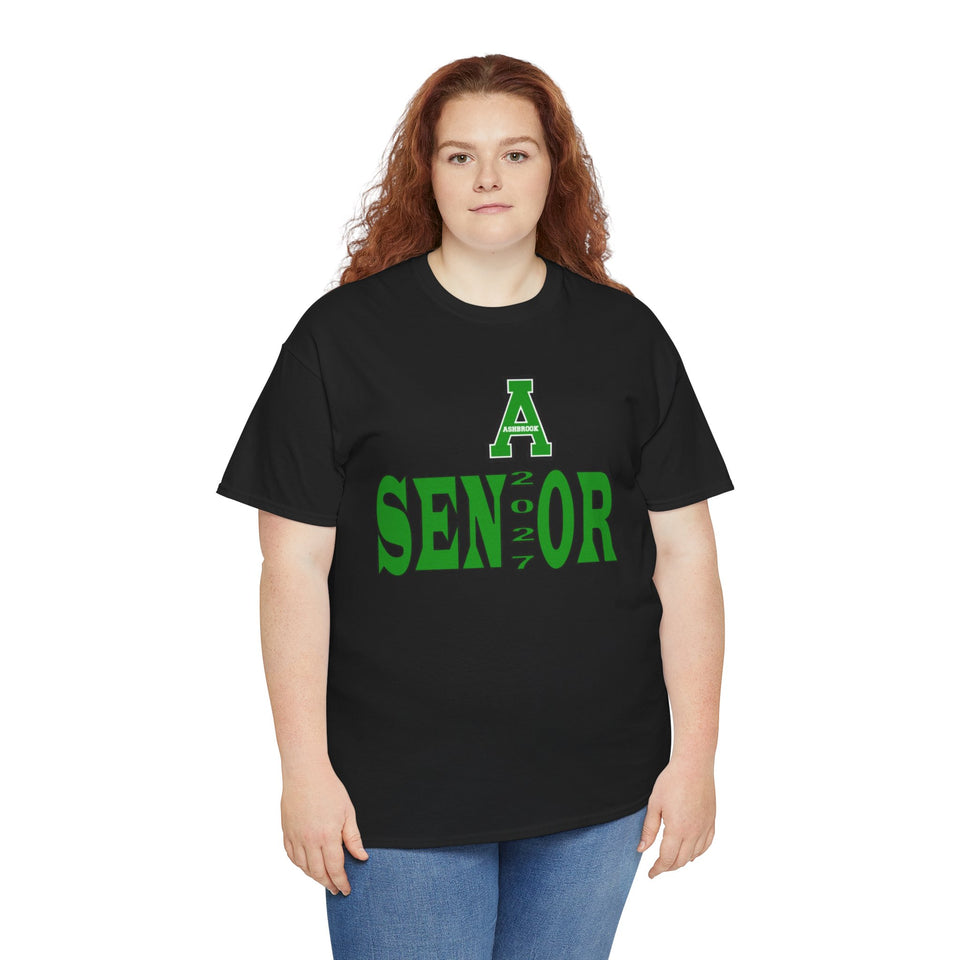 Ashbrook HS Senior 2027 Unisex Heavy Cotton Tee