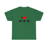 I Love Turtles Unisex Heavy Cotton Tee