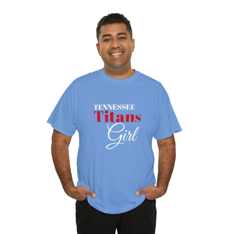 Tennessee Titans Girl Unisex Heavy Cotton Tee