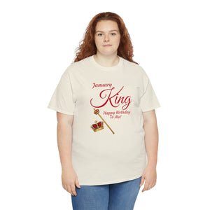 January King Unisex Heavy Cotton Tee