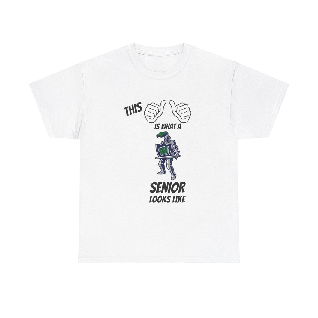 This Is What A Weddington High School Senior Looks Like Class Of 2025 Unisex Heavy Cotton Tee