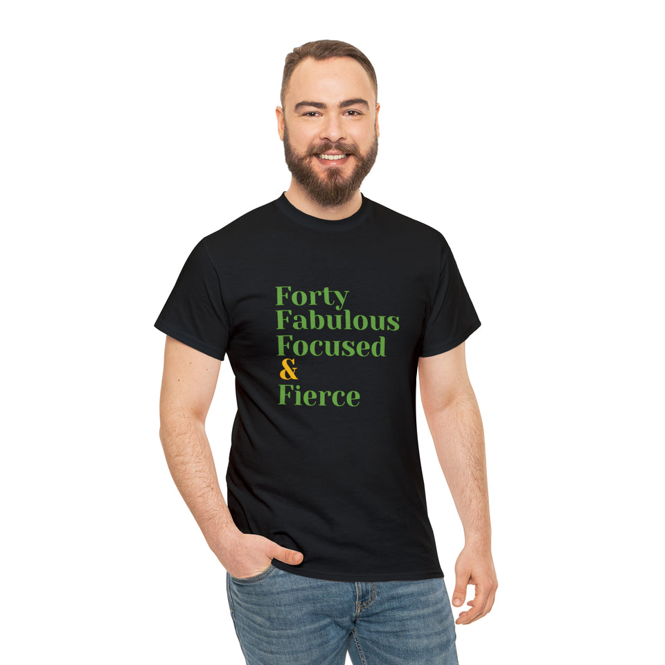 Forty Unisex Heavy Cotton Tee