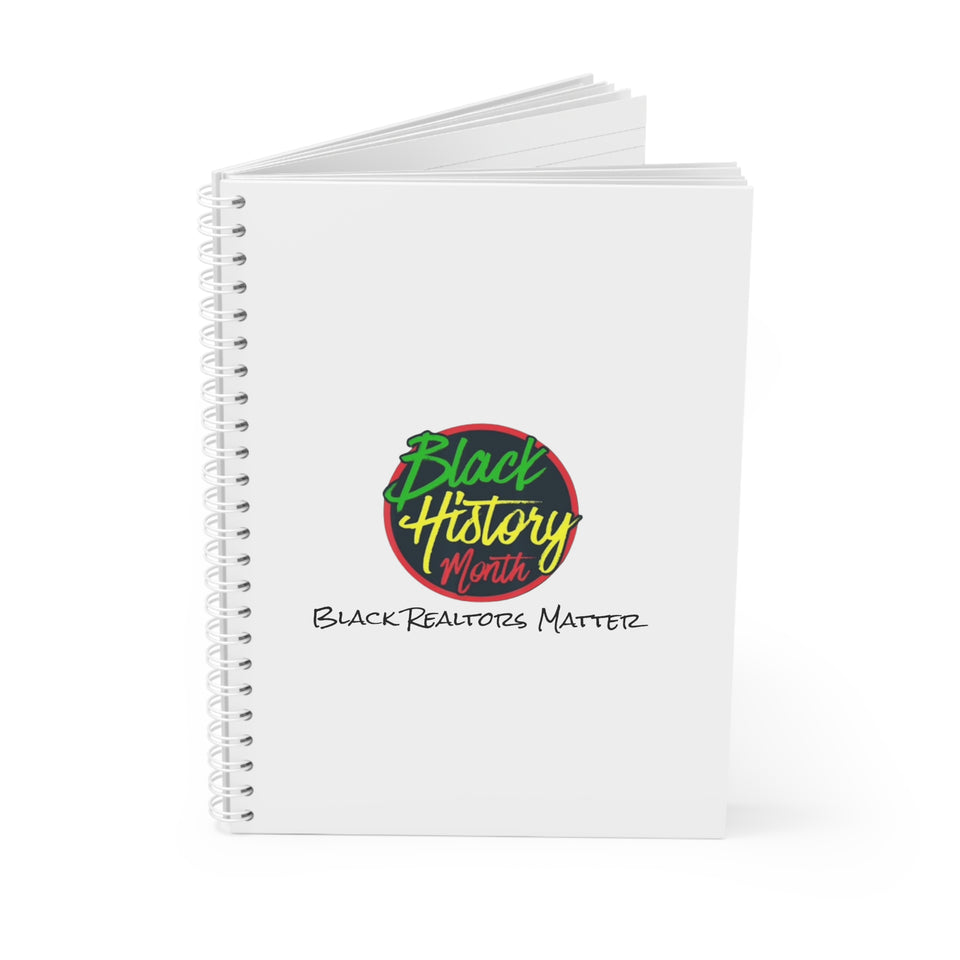Black Realtors Matter Spiral Notebook