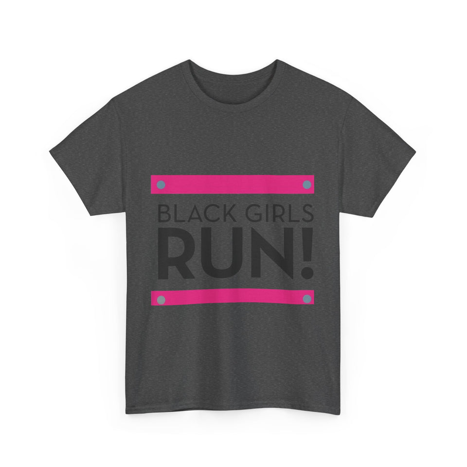 Black Girls Run Unisex Heavy Cotton Tee