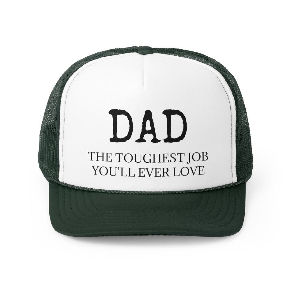 Toughest Job Trucker Caps