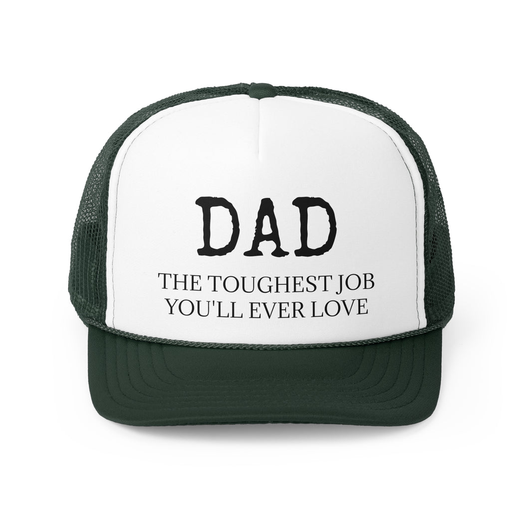 Toughest Job Trucker Caps
