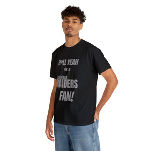 Las Vegas Raiders Football Unisex Heavy Cotton Tee